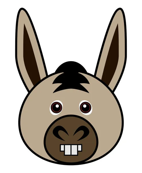 Söt donkey vektor — Stock vektor