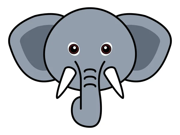 Cute Elephant Vector — Stock Vector