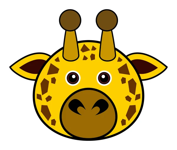 Niedlicher Giraffenvektor — Stockvektor