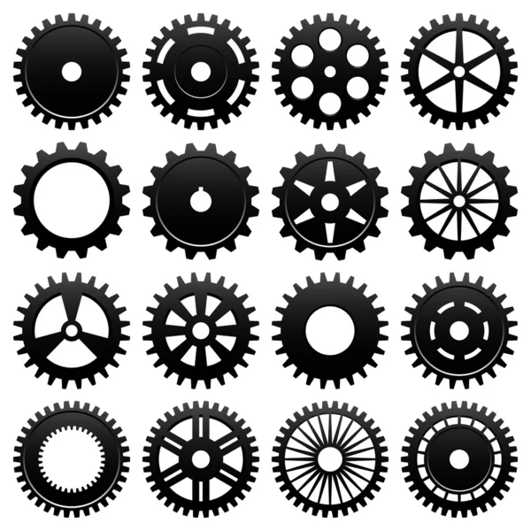 Machine Gear Wheel Cogwheel Vector — Stock Vector