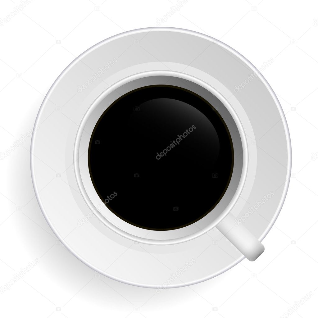 Black Tea Coffee Vector