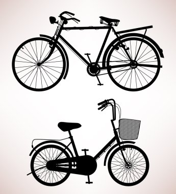 Old Bicycle Detail clipart