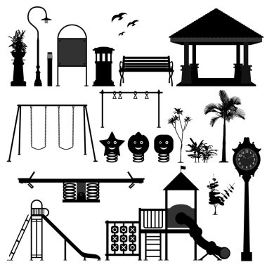 Playground Park Garden Equipment clipart