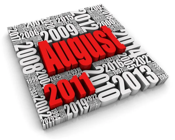 Augusti 2011 — Stockfoto