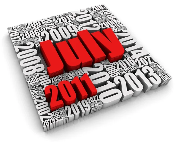 Juli 2011 — Stockfoto