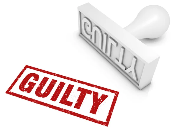 Guilty! — Stock Photo, Image