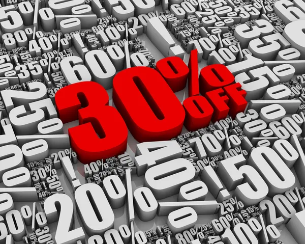 Sale 30% Off! — Stock Photo, Image