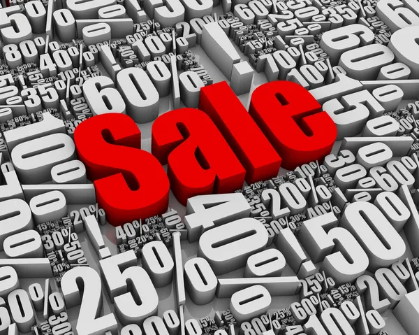 Sale % Off! — Stock Photo, Image