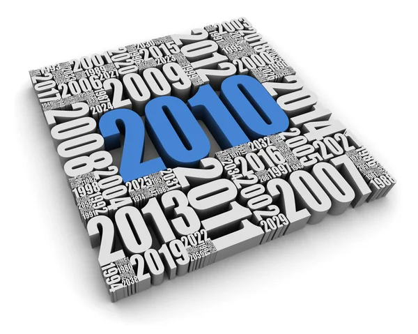 Year 2010 AD — Stock Photo, Image