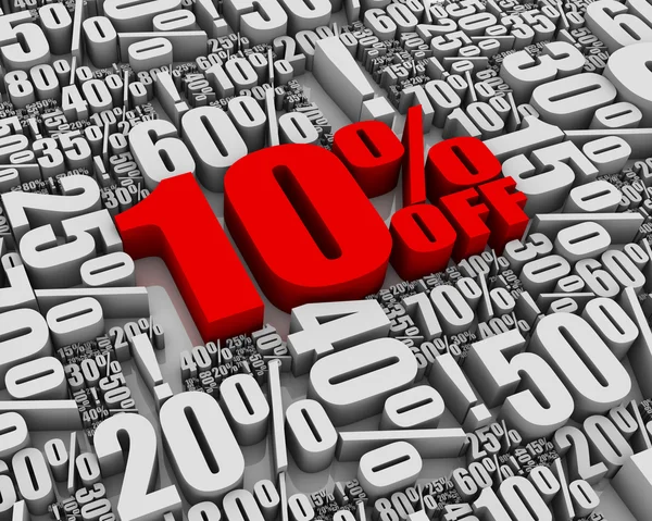 Sale 10% Off! — Stock Photo, Image