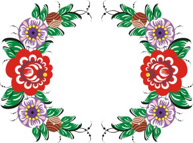 Russian traditional ornament clipart