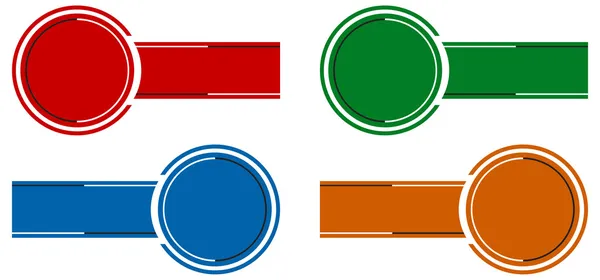 Logo abstrakcyjne kształty — Wektor stockowy