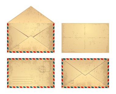 Vintage envelope clipart