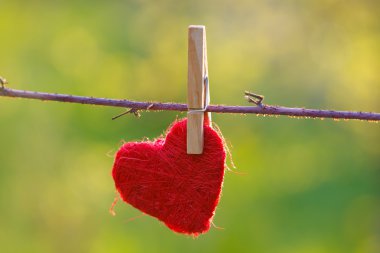 Hanged heart clipart