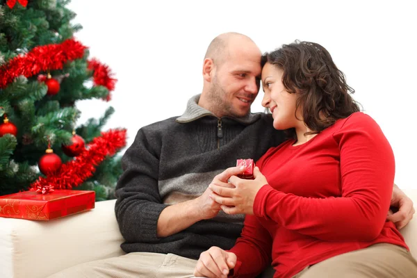 Christmas couple — Stock Photo, Image