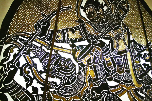 Arte de sombra antiguo patrón tailandés — Foto de Stock