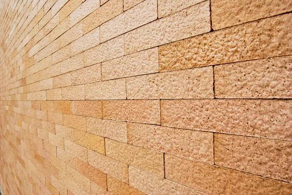 Textura de parede de tijolo plana e simples — Fotografia de Stock