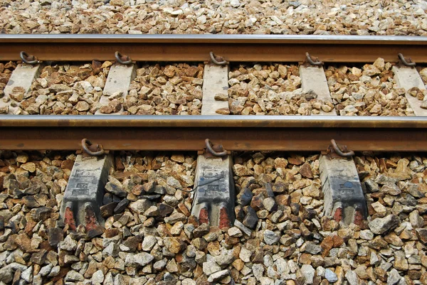 Sidan av järnvägen — Stockfoto