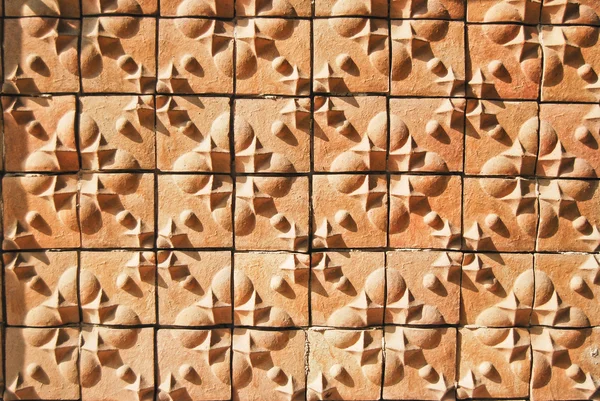 Asian style art brick wall pattern — Stock Photo, Image