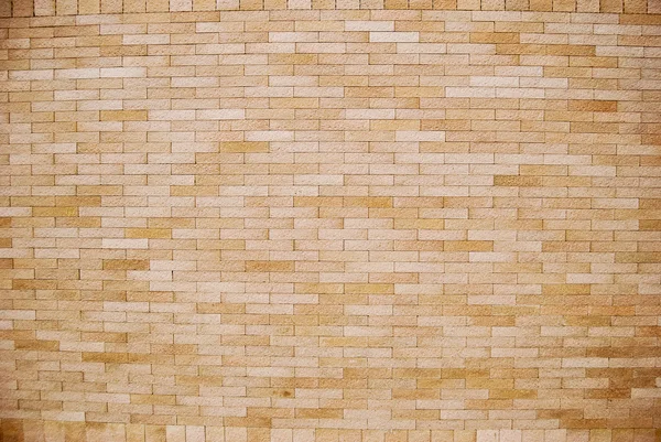 Flat and simple brown brick wall — Stock Photo, Image