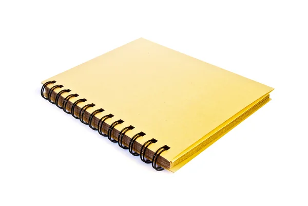 Pequeno notebook isolado — Fotografia de Stock