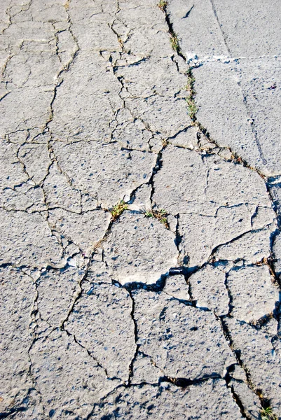 stock image Cracked road flooring texture