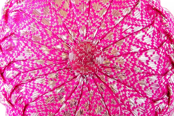 タイ風アート テクスチャ パターンの枕の上 — ストック写真