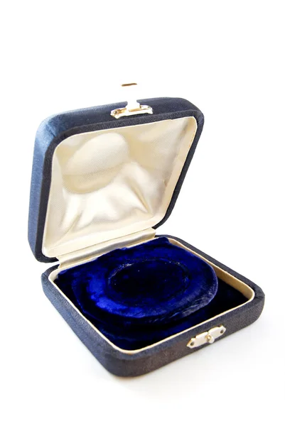 Izole boş mücevher kutusu — Stok fotoğraf