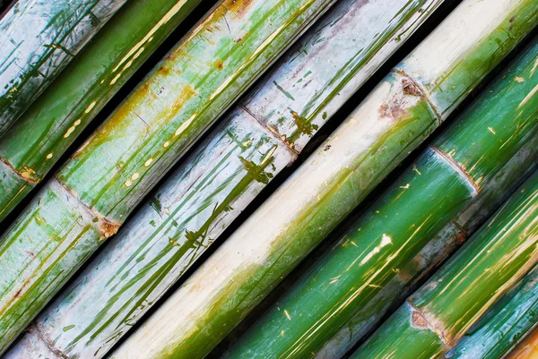 Haufen Bambus Der Lagerung Für Bau Oder Industriearbeiten Textur Hintergrund — Stockfoto