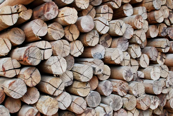 Hromadu Dřeva Timeber Zaznamenává Úložiště Pro Stavební Průmyslové Práce Textury — Stock fotografie