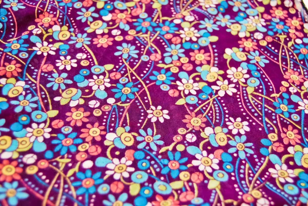 Tecido Batik com fundo padrão oriental — Fotografia de Stock
