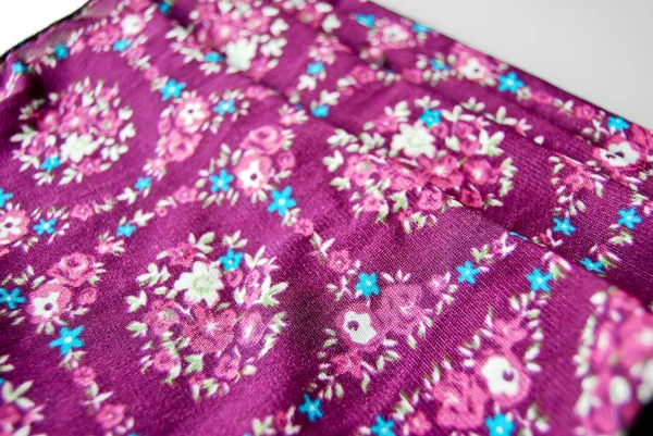 Batik fabric with oriental pattern background — Stock Photo, Image