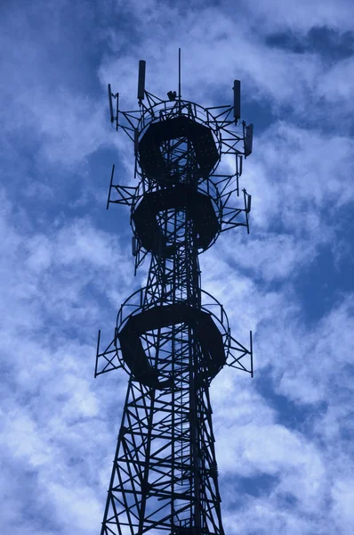 Communication signal tower — Stock Photo, Image