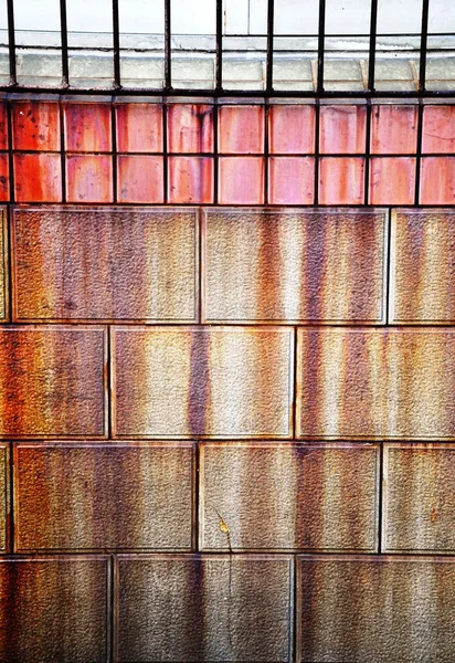 Rust marcas pared izquierda — Foto de Stock