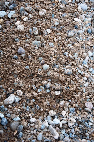 Гравий и песок — стоковое фото