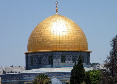 Jerusalem Dome of Rock Mosque 2010 clipart