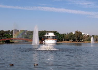 Ramat Gan Park Pond 2008 clipart