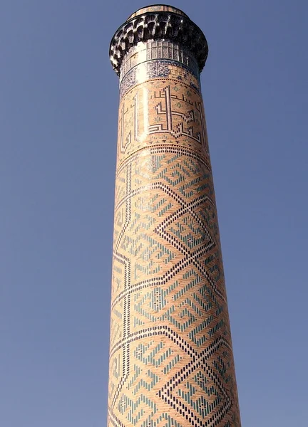 Samarkand Bibi-Khanim Minaret 2007 — Stockfoto