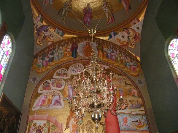 Kapernaum ortodoxa kyrkan interiör 2010 — Stockfoto