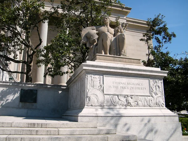 Washington National Archives escultura 2010 — Foto de Stock
