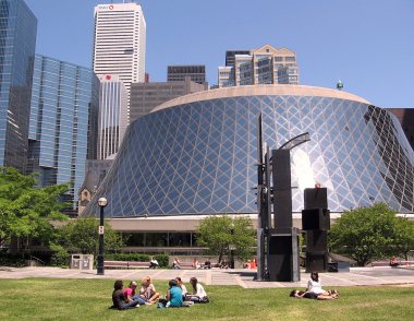 Roy Thomson Hall in Toronto Ontario, Canada clipart