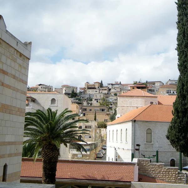 Vista de Nazaret desde la Basílica 2010 — Foto de Stock