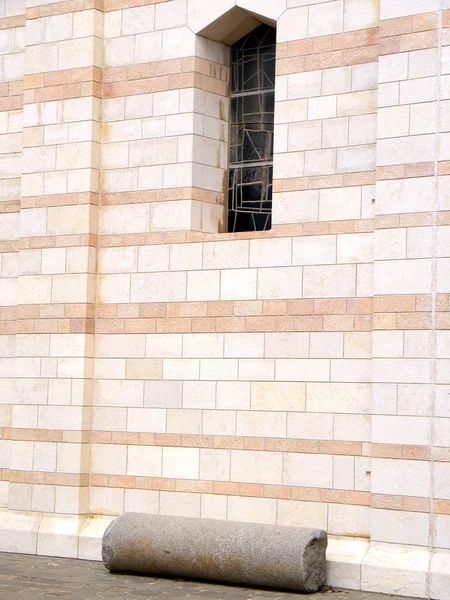 Nazareth Basilica Ancient Column 2010 — Stock Photo, Image