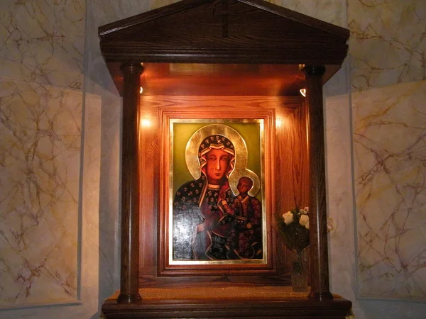 Jaffa St Peter's kerk Madonna en kind 2011 — Stockfoto
