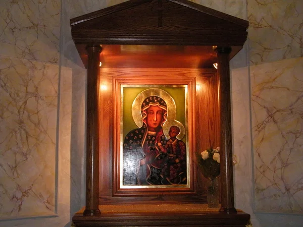 stock image Jaffa St Peter's Church Madonna and Child 2011