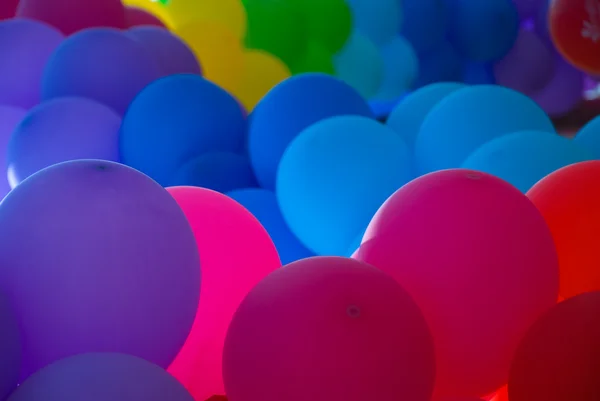 Воздушные шары разных цветов Стоковое Изображение