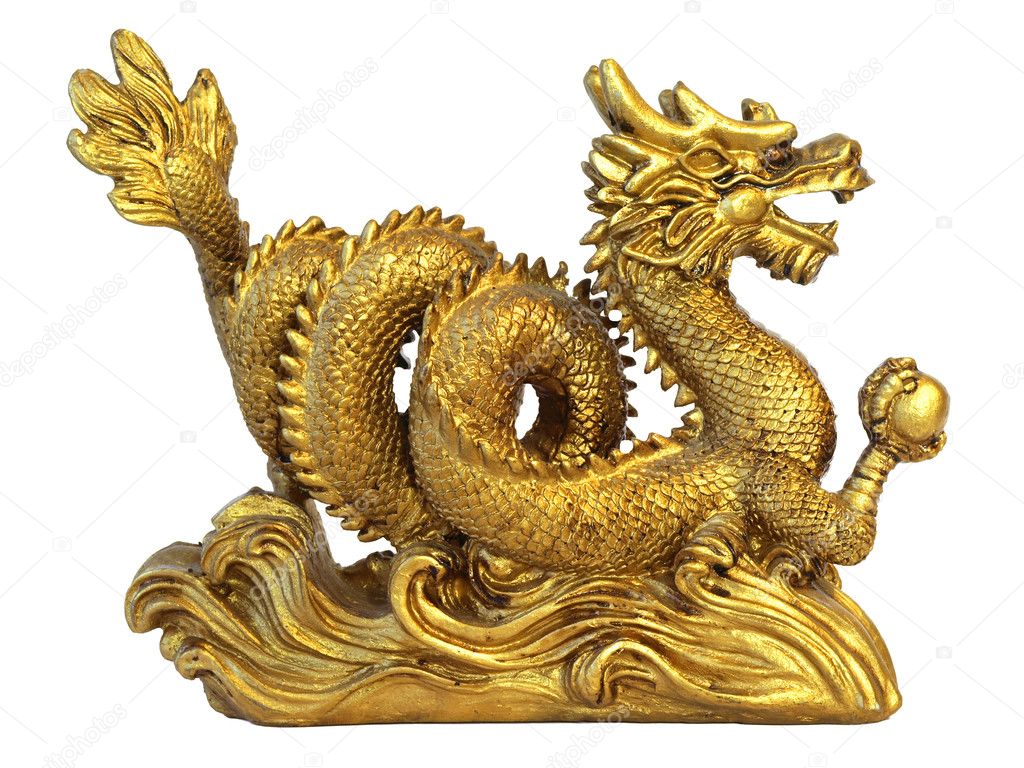 Chinese Dragon For Happyness And Luck — Stock Photo © Jochenschneider ...