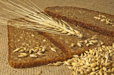 Whole grain bread clipart