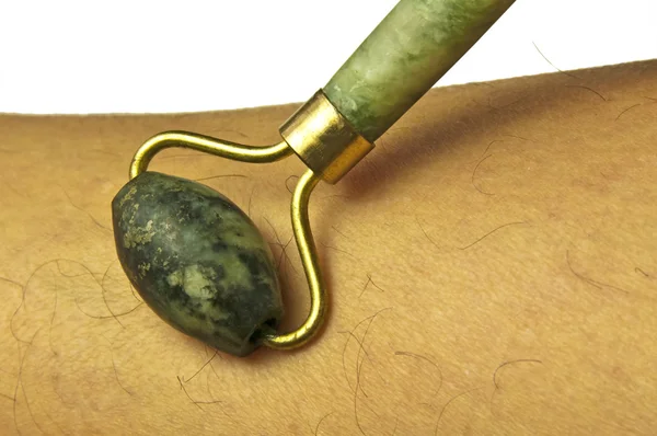 Massage verktyg som gjorts av jade — Stockfoto
