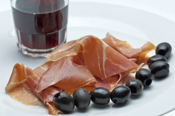 Ham van Spanje Jamón serrrano — Stockfoto